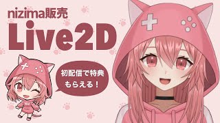 【Live2D】限定1点nizima販売　猫耳パーカーゲーマー女子【VtubeStudio対応】