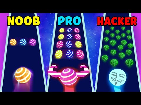 NOOB vs PRO vs HACKER – Dancing Road