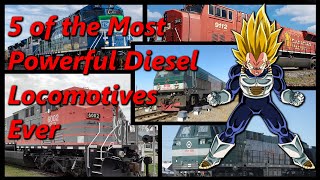 The 5 Most Powerful Diesel Locomotives Ever | History in the Dark