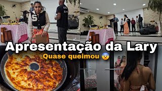 APRESENTAÇÃO DA LARY NA IGREJA FOI LINDO🥹QUASE QUEIMEI O ALMOÇO/NOSSO DIA INTEIRO 🫡