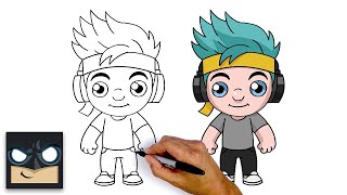 How To Draw Ninja 🎮 Tyler Blevins