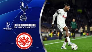 Tottenham vs. Eintracht Frankfurt: Extended Highlights | UCL Group Stage MD 4 | CBS Sports Golazo