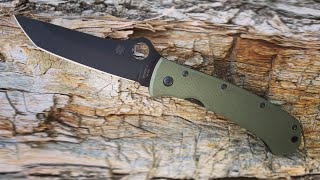 Unboxing the BladeHQ Exclusive Spyderco Lum Tanto in M390 and OD green G-10.