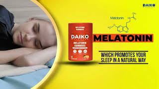 Daiko Wellness Melatonin Gummies – Natural Sleep Aid for Better Rest