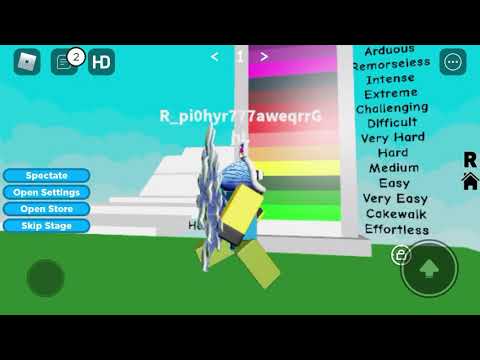 Tiny’s Difficulty Chart Obby EFFORTLESS Level - YouTube