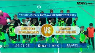 ДЮСШ №3 Хмельницький – Вікторія Хмельницький - 19:0, 2014 р.н., 10-й тур (26.01.2025)