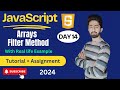 JavaScript array filter method | full stack web development course | lecture 14