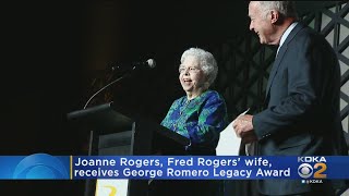 Joanne Rogers, Fred Rogers' Wife, Receives George Romero Legacy Award