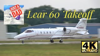 Learjet 60 Global Transport LLC  N749SS Takeoff