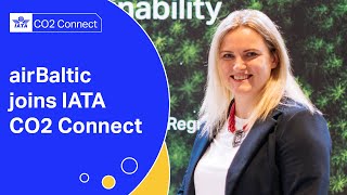 airBaltic joins IATA CO2 Connect