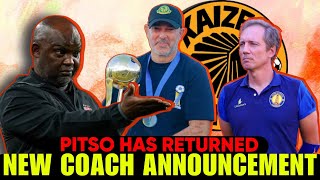 Kaizer Chiefs New Coach ANNOUNCEMENT - PITSO RETURNS | CHIEFS TRANSFER NEWS UPDATES