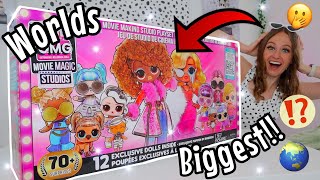 UNBOXING THE *WORLDS BIGGEST* MYSTERY TOY TO EXIST!!!😱🎁⁉️L.O.L 3D MOVIE MAGIC ST