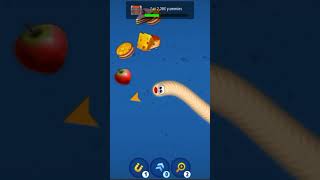 snake game ,3- dwarf worm hunting giant worm #shorts
