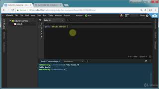 Killer Programming Bundle: Learn Rails And Ruby Programming : Hello World - First Ruby Program