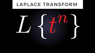 Proof of Laplace Transform of T^n | L[T^n] | Power Function