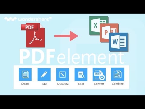 How to Edit PDF and Convert scanned PDF to Word Doc (PDFelement) How to Edit PDF and Convert scanned PDF to Word Doc (PDFelement)