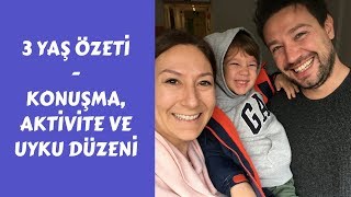 3 Yaş Çocuk Gelişimi / 36 Aylık Özeti || Uyku, Yemek, Oyun Düzeni - Tuvalet Eğitimi