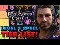 BG3 Level 1 Spell Tier list (post honor mode)