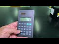 9. Solar-powered calculator