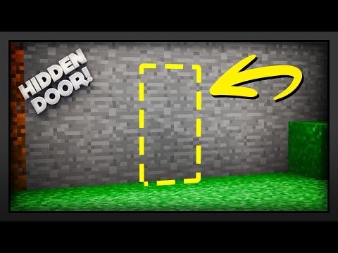 Minecraft - How To Make A Hidden Door Minecraft - How To Make A Hidden Door