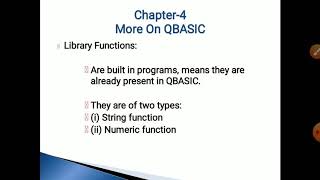 Class 7 chapter 4_ string function in QBASIC