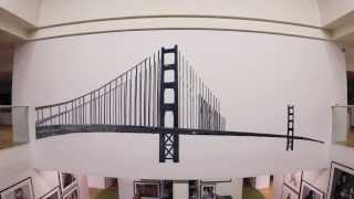 Art at Gap: a Golden Gate Bridge denim sculpture