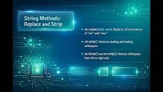 Strings in Python Class 11 CBSE Chapter 8 | Indexing, Slicing, Methods, Formatting