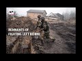 Remnants of fighting left behind in Ukraine