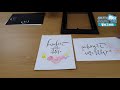 캘리그라피 8강 엽서에 꽃과 부드러운 글씨로 작품하기