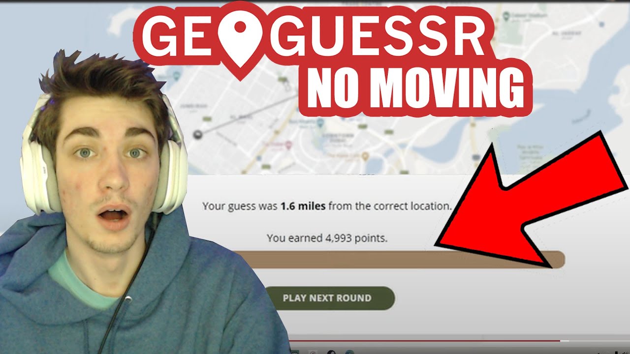 My Craziest Guess Ever! No Moving GeoGuessr Challenge! - YouTube