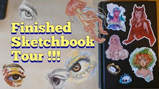 CAN'T BELIEVE IT TOOK ME THIS LONG 😩💀– Sketchbook tour n°9!!??