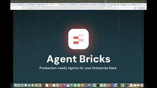 Agent Bricks: Production Ready AI Agents on your Enterprise Data