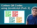 How to Customize Generated QR Codes using JavaScript. Complete tutorial | Code Grind
