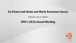 The 2015 INTA Annual Meeting