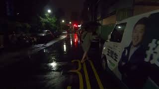 20240921 ASMR: A rainy night in Wenshan, Taipei - no edits, single take