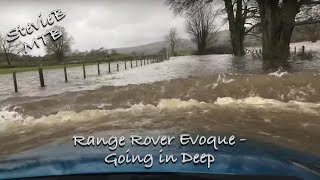 2018 Range Rover Evoque Wading - Over Bonnet!