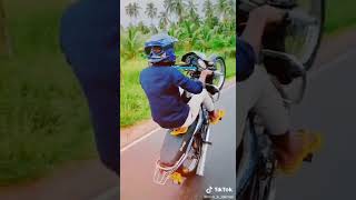 bike stunt lover/ ct 100 /FZ/Video stunt/lover /වැඩ්ඩො ටිකක් මග අරින්න නතිව බලන්න bike stunt lover