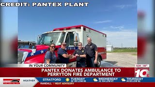 VIDEO: Pantex donates ambulance to Perryton Fire Department