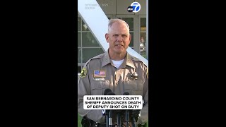 Sheriff shares emotional comments following deputy’s shooting death