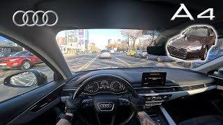 Audi A4 (B9) 150 HP | POV Drive | Acceleration | Fuel consumption