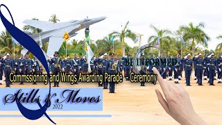 Commissioning and Wings Awarding Parade   SLAF Base Katunayake HEs arrival and Ceremony