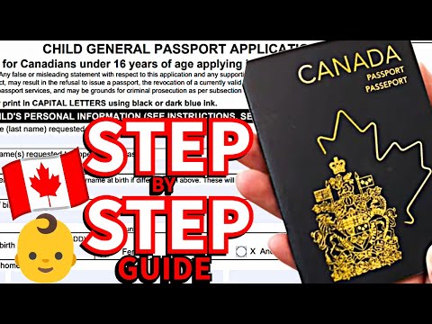 How To Fill In The Child General Passport Application For Canadians How To Fill In The Child General Passport Application For Canadians