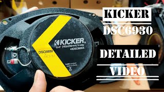 Kicker DSC6930 coaxial speakers review|| Best Budget car speakers||Unboxing and Sound test||