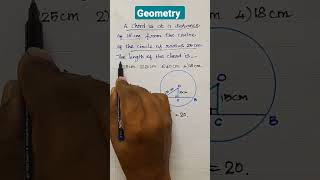 How to find the length of the chord / #class 9 / #easy #tutorial