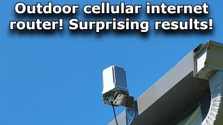 Outdoor cellular internet router, shocking results! #752