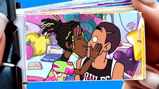 DUH | BEST FRIEND KISSING MY CRUSH!? | Flipbook Animation