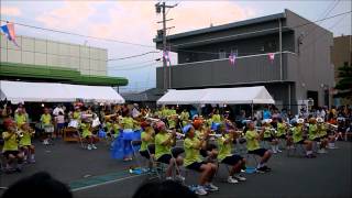 2012あさひ・ふるさと夏祭り②　『マーチングバンド行進』