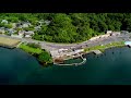 ドローン空撮（指宿市池田湖編）絶景・・・湖面が鏡のよう。神秘的な自然現象を紹介します。場所：鹿児島県指宿市池田