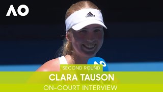 Clara Tauson On-Court Interview (2R) | Australian Open 2022