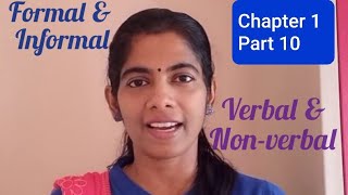 Chapter 1/Part 10/Types of communication-Verbal\u0026Non verbal/ Plus One Journalism/ By Rakhee Krishnan